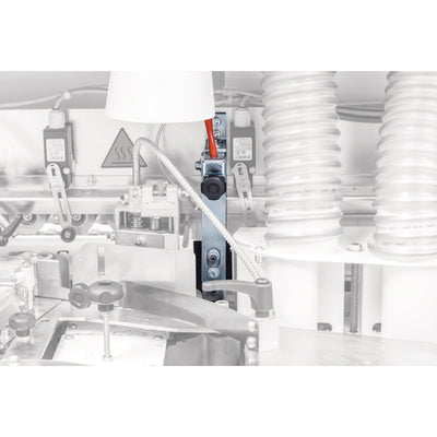 Device for heating the plate edge