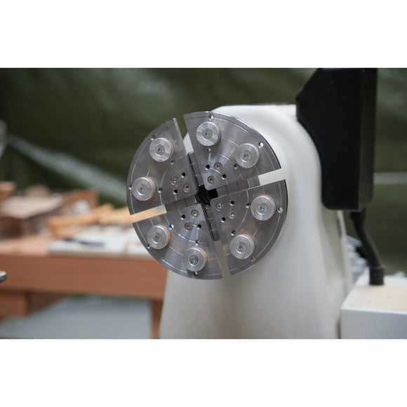 4-jaw chuck M33 x 3.5, Ø95mm premium set, with drainage protection