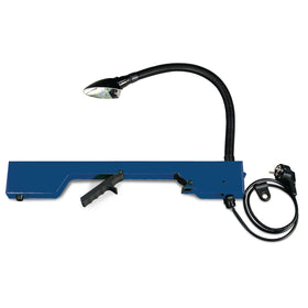 Work light on clamping rail