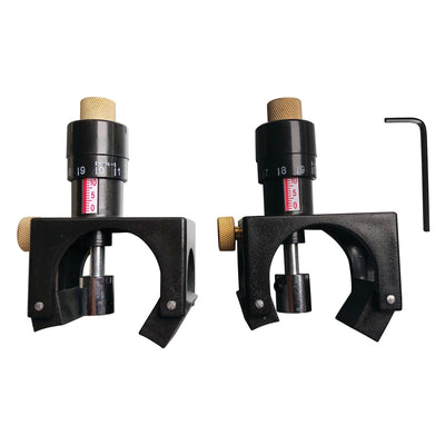 Magnetic planer blade setting gauge