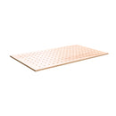Hole grid worktop Beech multiplex, 1600 x 790 mm-1