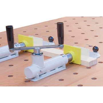Quick-release clamps with angular gearbox