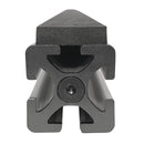 Support rail with anti-slip coating with 2 clamping bolts Ø 20 mm-2