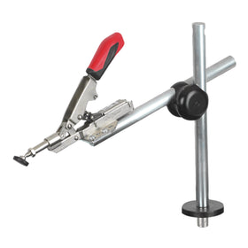 Horizontal clamp on tripod with clamping bolt for breadboard Ø 20 mm