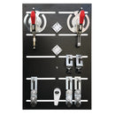 Clamping system for hole grid Ø 20 mm Set 2-1