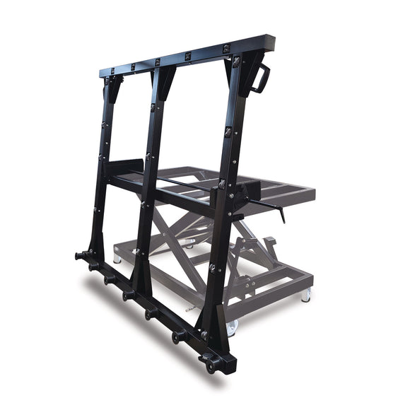 Panel pivoting frame