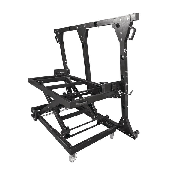 Panel pivoting frame