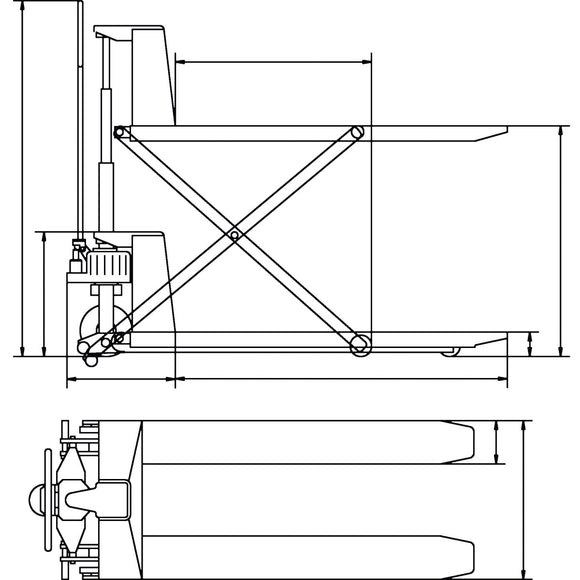 Scissor pallet truck PHH 1001