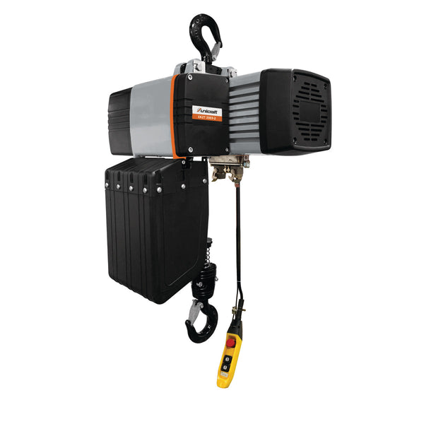Electric chain hoists with carrying hooks

