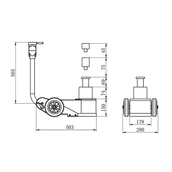 Trolley jack WWH 30002 PH