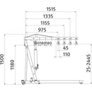 Workshop crane WK 2002 LP-3