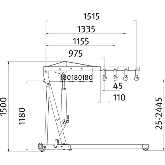 Workshop crane WK 2002 LP