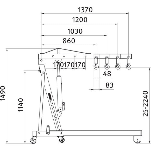 Workshop crane WK 2003