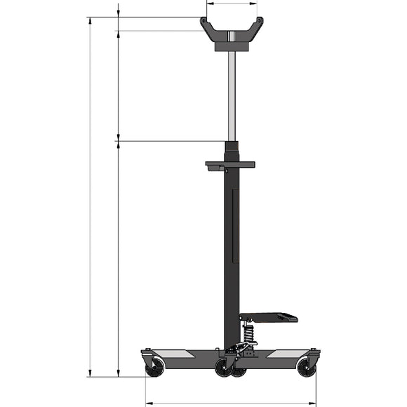 Hydraulic transmission jack GH 750 TOP