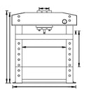 Hydraulic workshop press WPP 75 E-2
