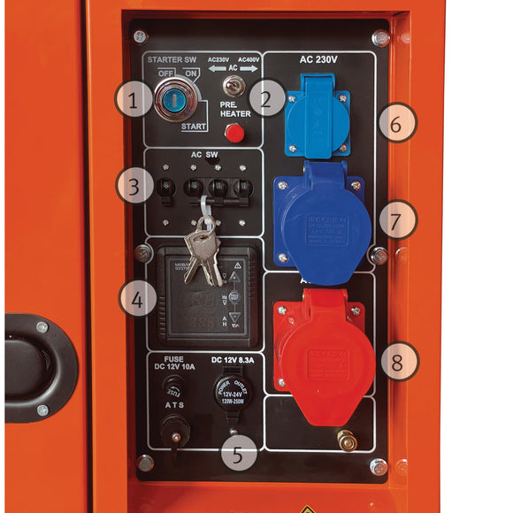 Synchronous power generator PG-D 90 TEA-S HC