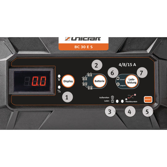 Battery charger/starter BC 30 E S