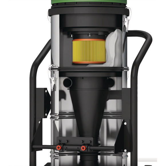 Industrial dry vacuum cleaner flexCAT 378 CYC PRO