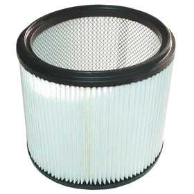 Poly cartridge filter exhaust air