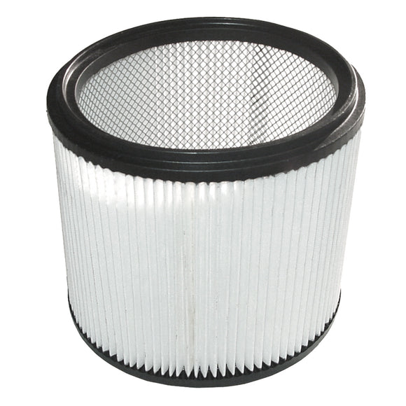 Poly cartridge filter exhaust air