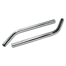 Suction tube, antistatic Ø 34 mm / 2 x 0.58 m, chrome-plated-1