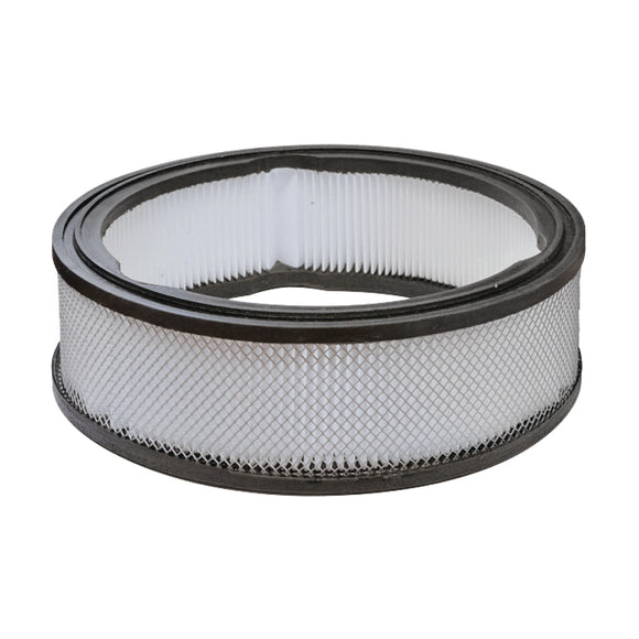 Poly cartridge filter exhaust air