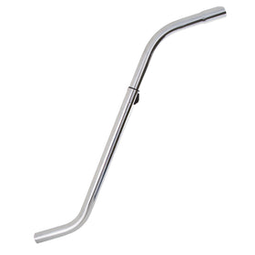 Telescopic suction tube chromed