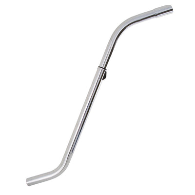 Telescopic suction tube chromed