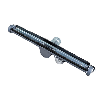 Floor nozzle with brush strips, antistatic Ø 50 mm, metal - 0