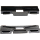 Pad holder for floor nozzle with folding brush-1