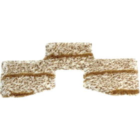 Parquet pad for floor nozzle with folding brush