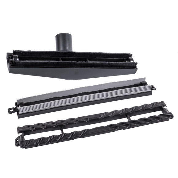 Floor nozzle with wet, dry and carpet insert