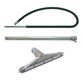 Hose and nozzle set Ø 38 mm heat resistant up to 120 °C