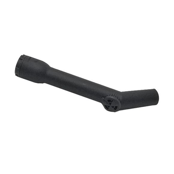 Antistatic handle with air regulation