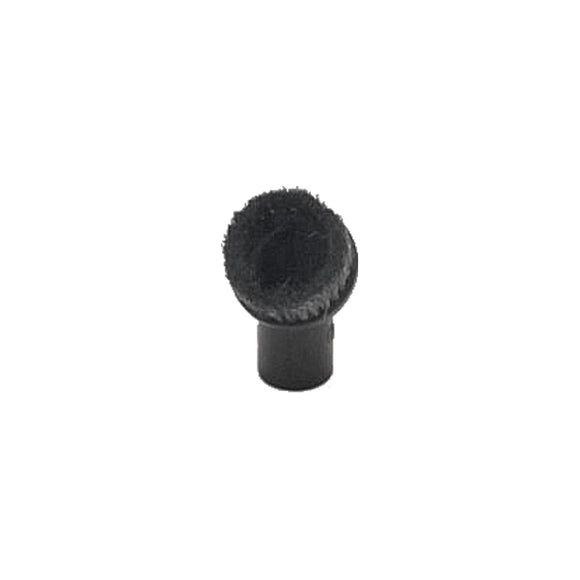Round nozzle with brush, antistatic