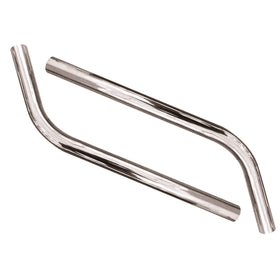 Suction pipe Ø 38 mm / 2 x 0.57 m, chromed