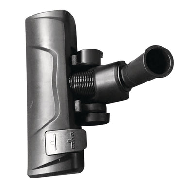 Floor nozzle with folding brush