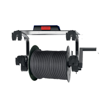 Wall bracket including hose reel and 15 m high-pressure hose