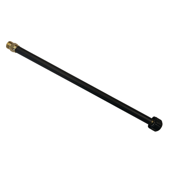 Lance extension for rotating professional cleaning brush