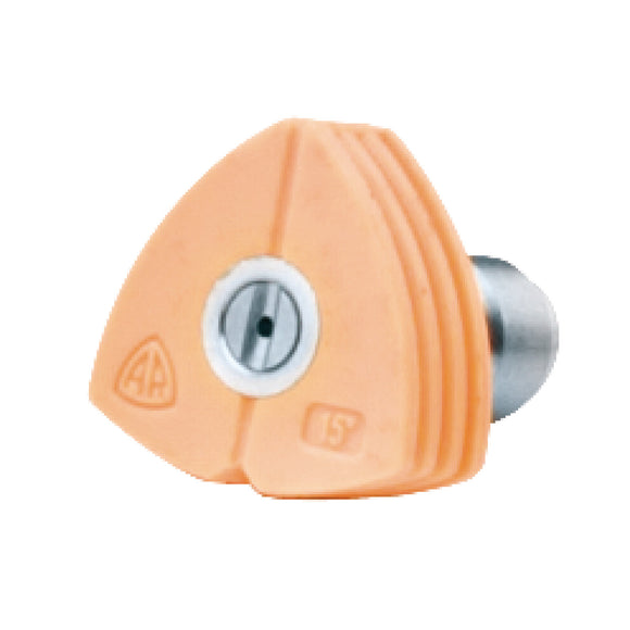 Blasting nozzle 15°, yellow