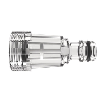 Water connection set with filter