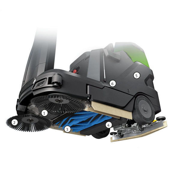 Ride-on Scrubber ASSM 6500 CY BASIC