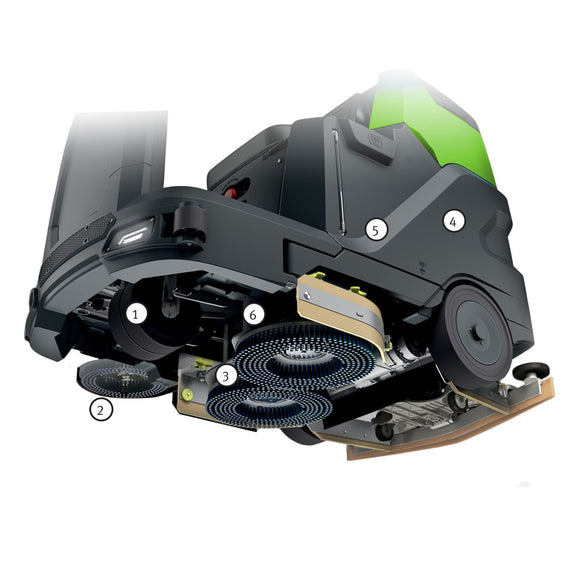 Ride-on Scrubber ASSM 7500 B BASIC