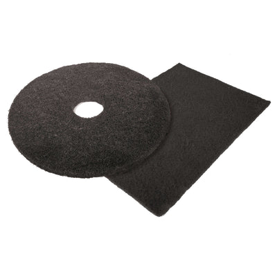 Basic cleaning pad 711 x 355 mm black