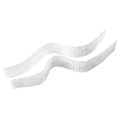 Suction lips 420/430 mm, polyurethane, front / rear