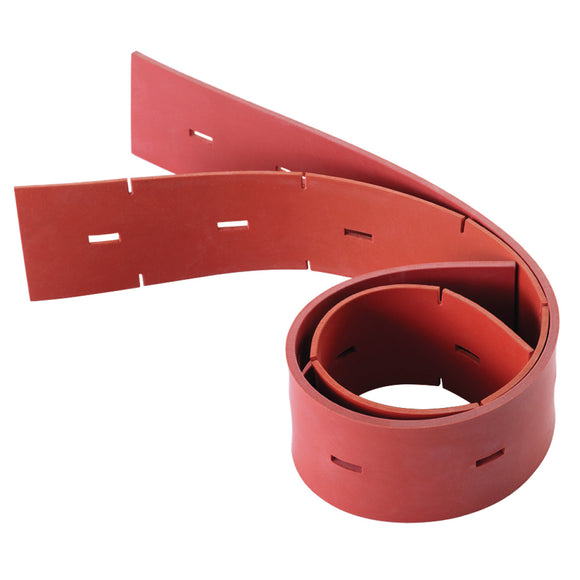 Suction lips 420/430 mm, rubber, front / rear