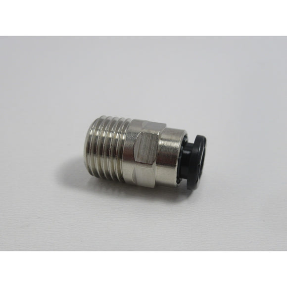 Push-in connector 1/4" AG x 6 mm, straight, 16 bar