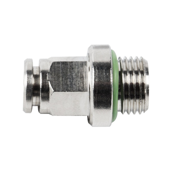 Push-in connector 1/8" AG x 4 mm, straight, 16 bar