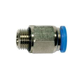 Push-in connector 1/8" AG x 8 mm, straight, 15 bar - 0