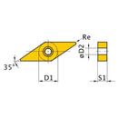 HM replacement inserts ISO RNMG1605MO-1